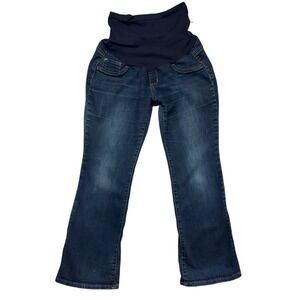 Indigo Blue Maternity Jeans PL Dark Wash Bootcut Secret Fit Belly 92152
